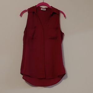 Burgundy Express Portofino Blouse